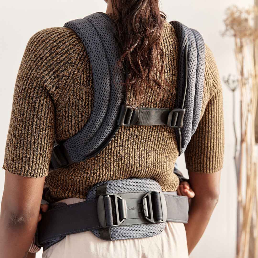 BabyBjorn Harmony 3D Mesh Baby Carrier - Anthracite-Baby Carriers- | Natural Baby Shower