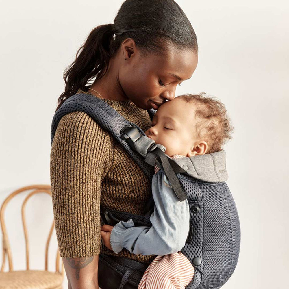 Outlet - BabyBjorn Harmony 3D Mesh Baby Carrier - Anthracite-Baby Carriers- | Natural Baby Shower