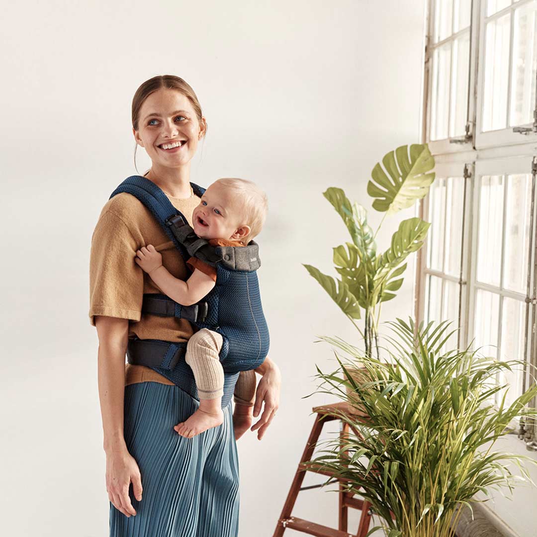 BabyBjorn Harmony 3D Mesh Baby Carrier - Navy Blue-Baby Carriers- | Natural Baby Shower