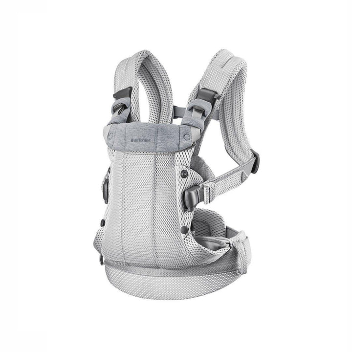 BabyBjorn Harmony 3D Mesh Baby Carrier - Silver-Baby Carriers- | Natural Baby Shower
