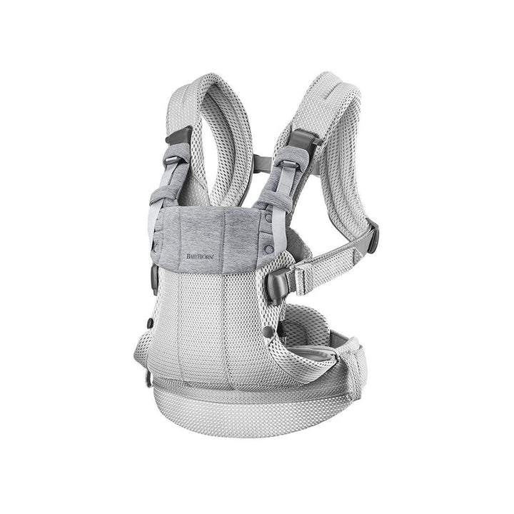BabyBjorn Harmony 3D Mesh Baby Carrier - Silver-Baby Carriers- | Natural Baby Shower