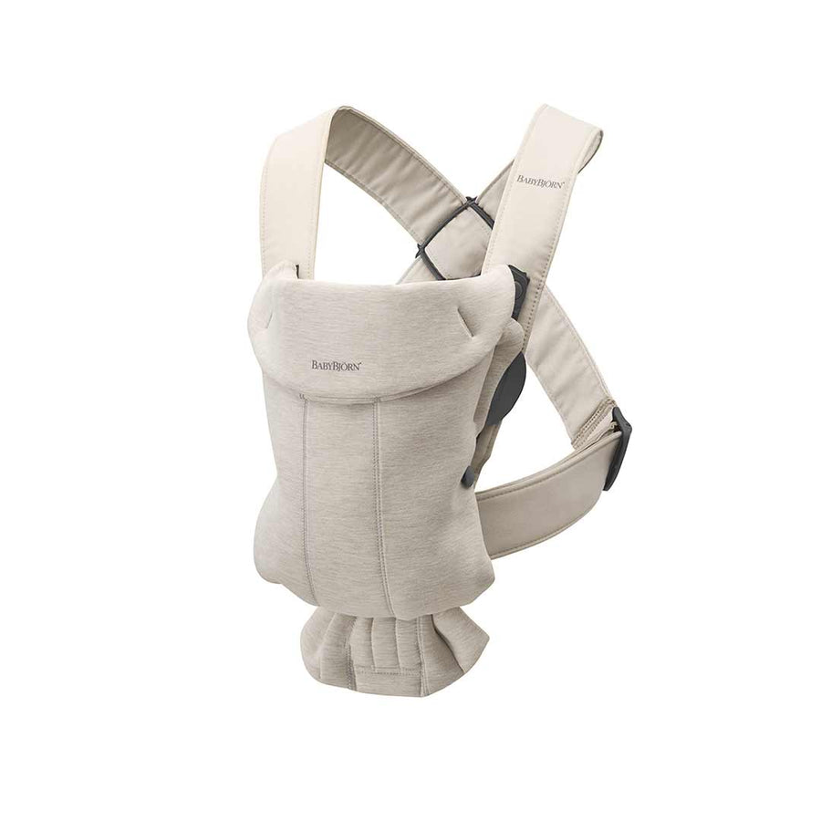 BabyBjorn Mini 3D Jersey Baby Carrier Light Beige Natural Baby Shower