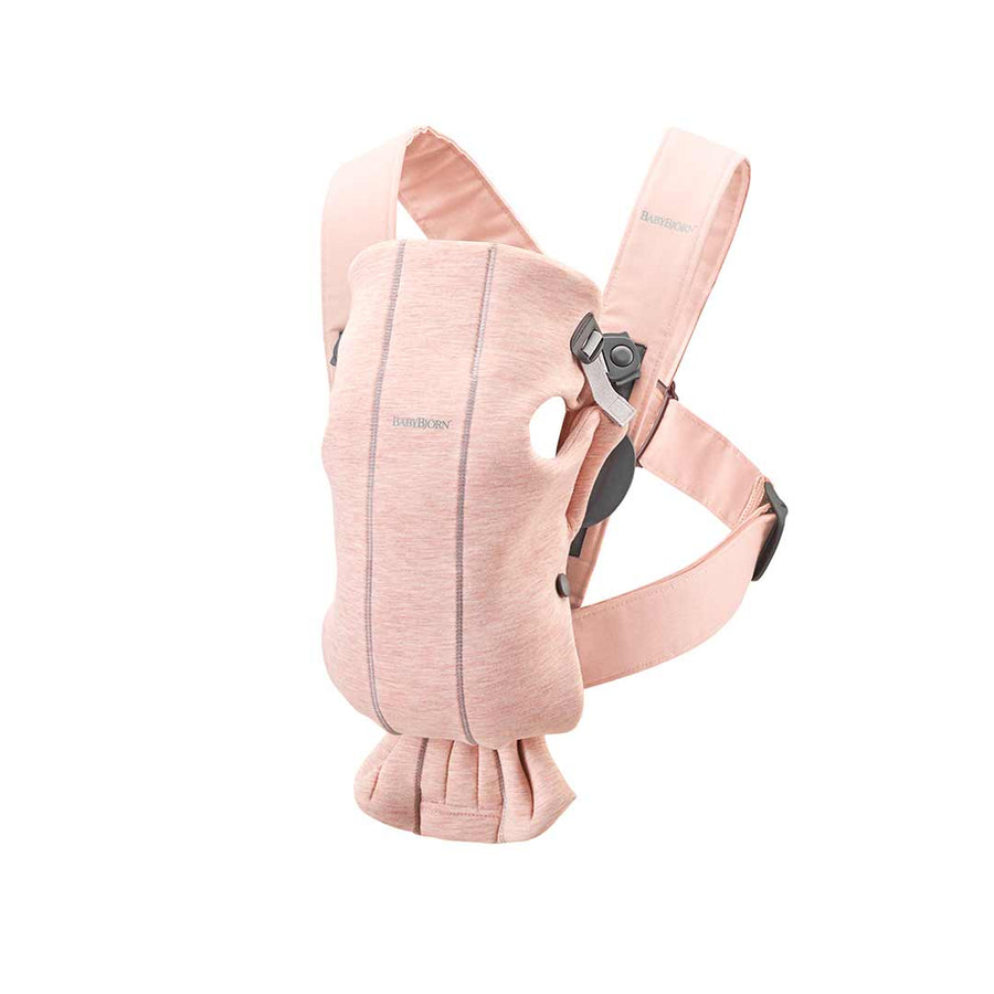 BabyBjorn Mini 3D Jersey Baby Carrier - Light Pink-Baby Carriers- | Natural Baby Shower