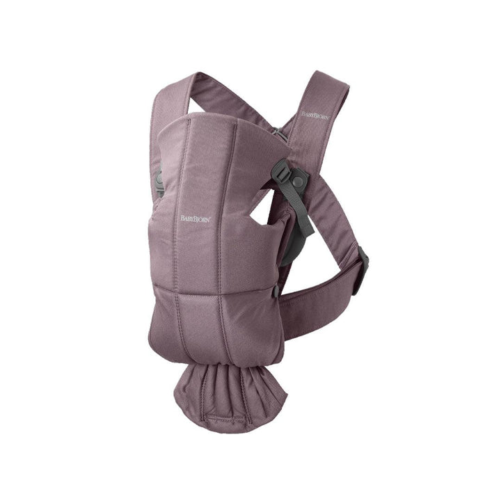 BabyBjörn Mini Cotton Baby Carrier - Dark Purple-Baby Carriers-Dark Purple-Cotton | Natural Baby Shower