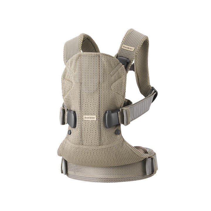 BabyBjorn One Air Baby Carrier - Grey Beige-Baby Carriers- | Natural Baby Shower
