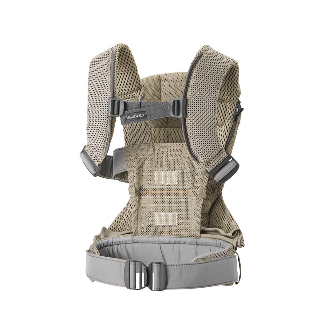 BabyBjorn One Air Baby Carrier - Grey Beige-Baby Carriers- | Natural Baby Shower