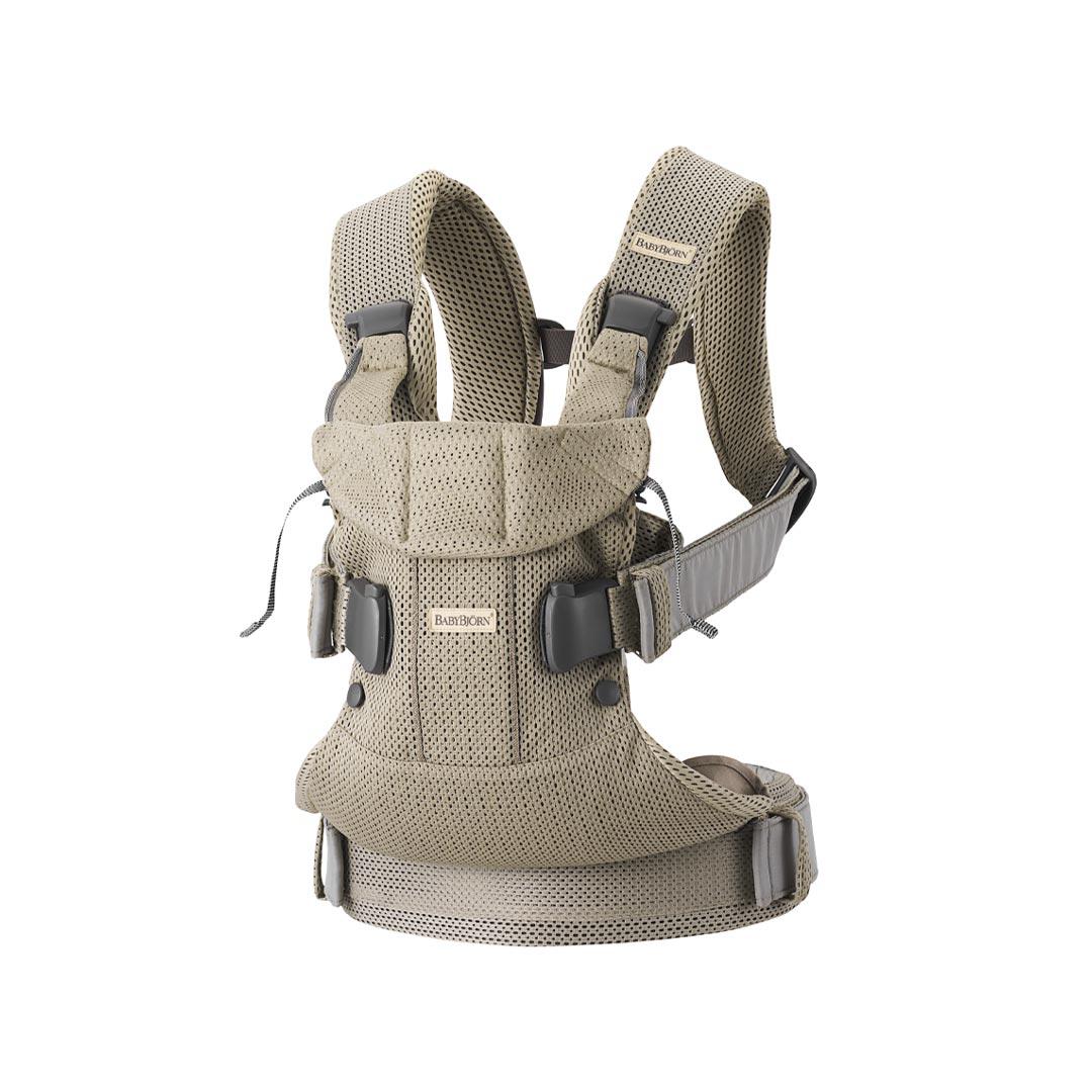 BabyBjorn One Air Baby Carrier - Grey Beige-Baby Carriers- | Natural Baby Shower