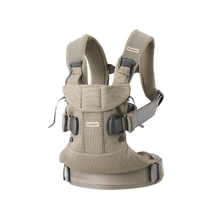 BabyBjorn One Air Baby Carrier - Grey Beige-Baby Carriers- | Natural Baby Shower
