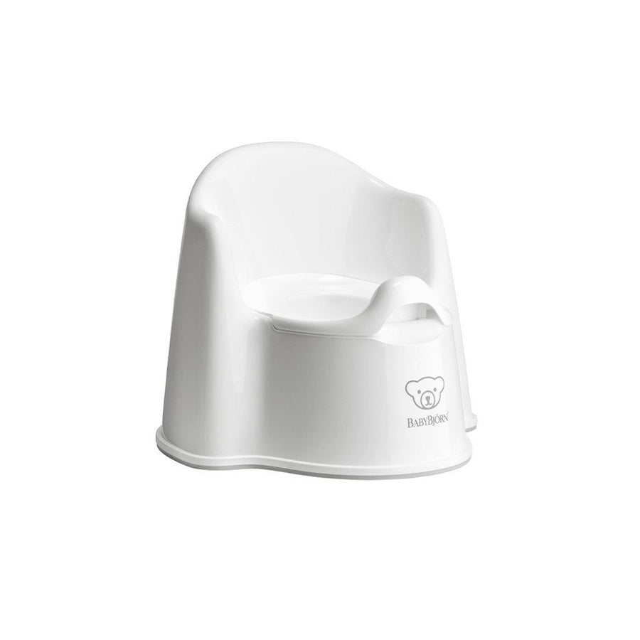 BabyBjorn Potty Chair - White + Grey-Potties- | Natural Baby Shower