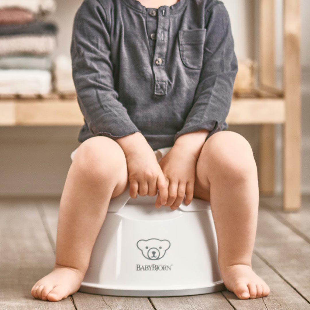 BabyBjorn Smart Potty - White + Grey-Potties- | Natural Baby Shower