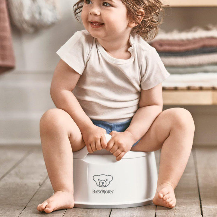 BabyBjorn Smart Potty - White + Grey-Potties- | Natural Baby Shower
