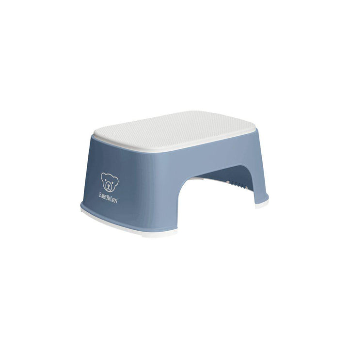 BabyBjorn Step Stool - Deep Blue + White-Step Stools- | Natural Baby Shower