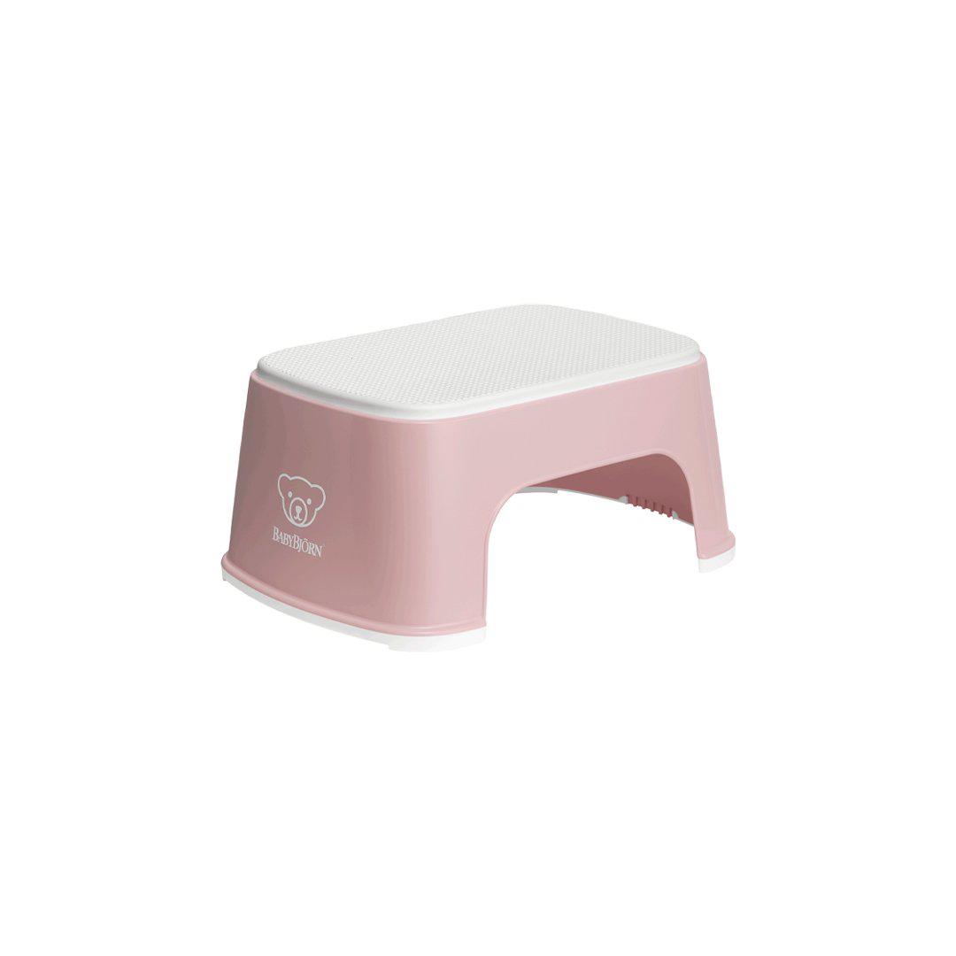 BabyBjorn Step Stool - Powder Pink + White-Step Stools- | Natural Baby Shower