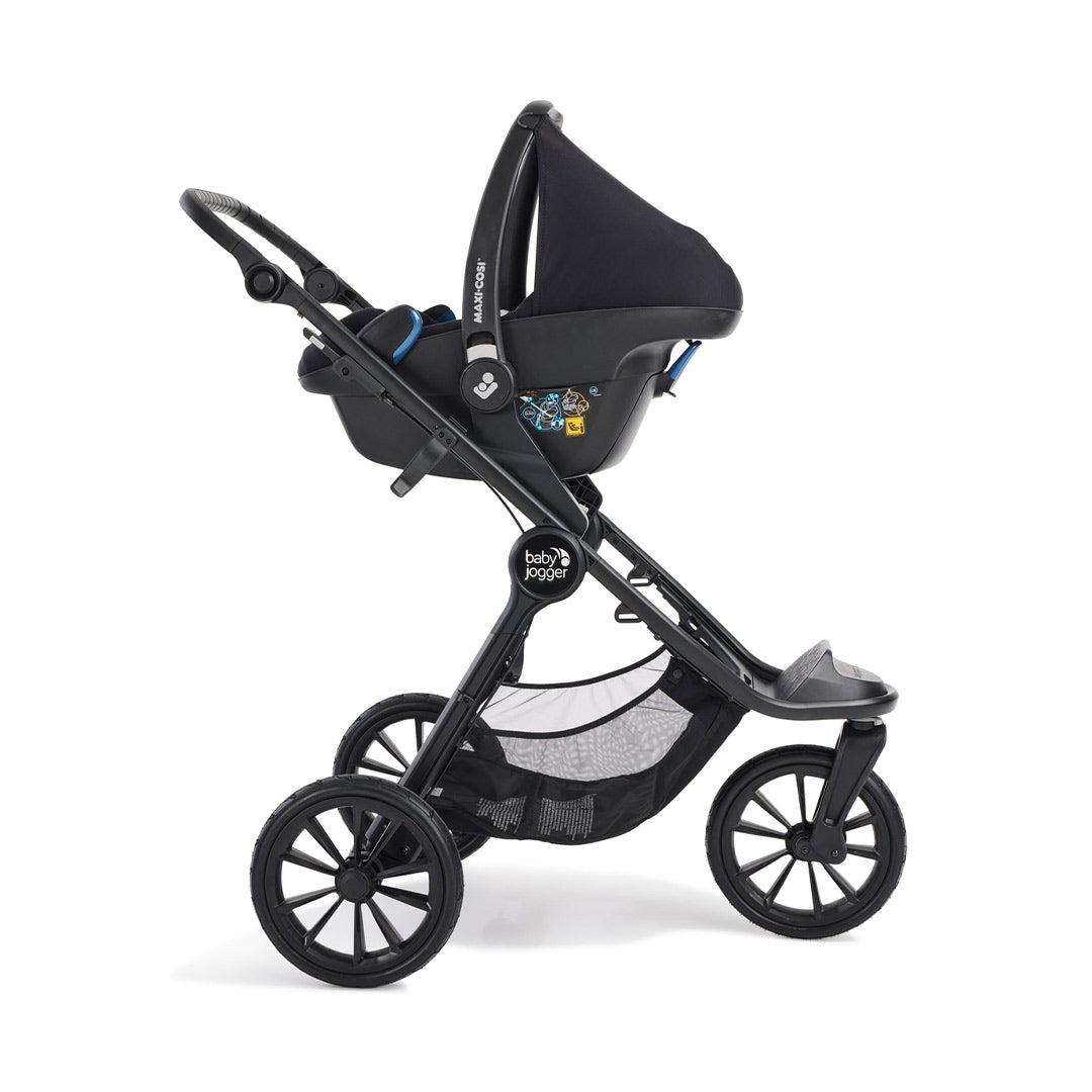 Baby Jogger City Elite 2 Pushchair + Carrycot Bundle - Opulent Black-Stroller Bundles-Opulent Black- | Natural Baby Shower