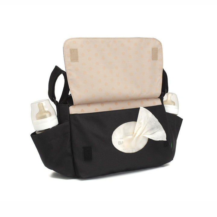 Babymel ECO Stroller Organiser - Black-Stroller Organisers- | Natural Baby Shower