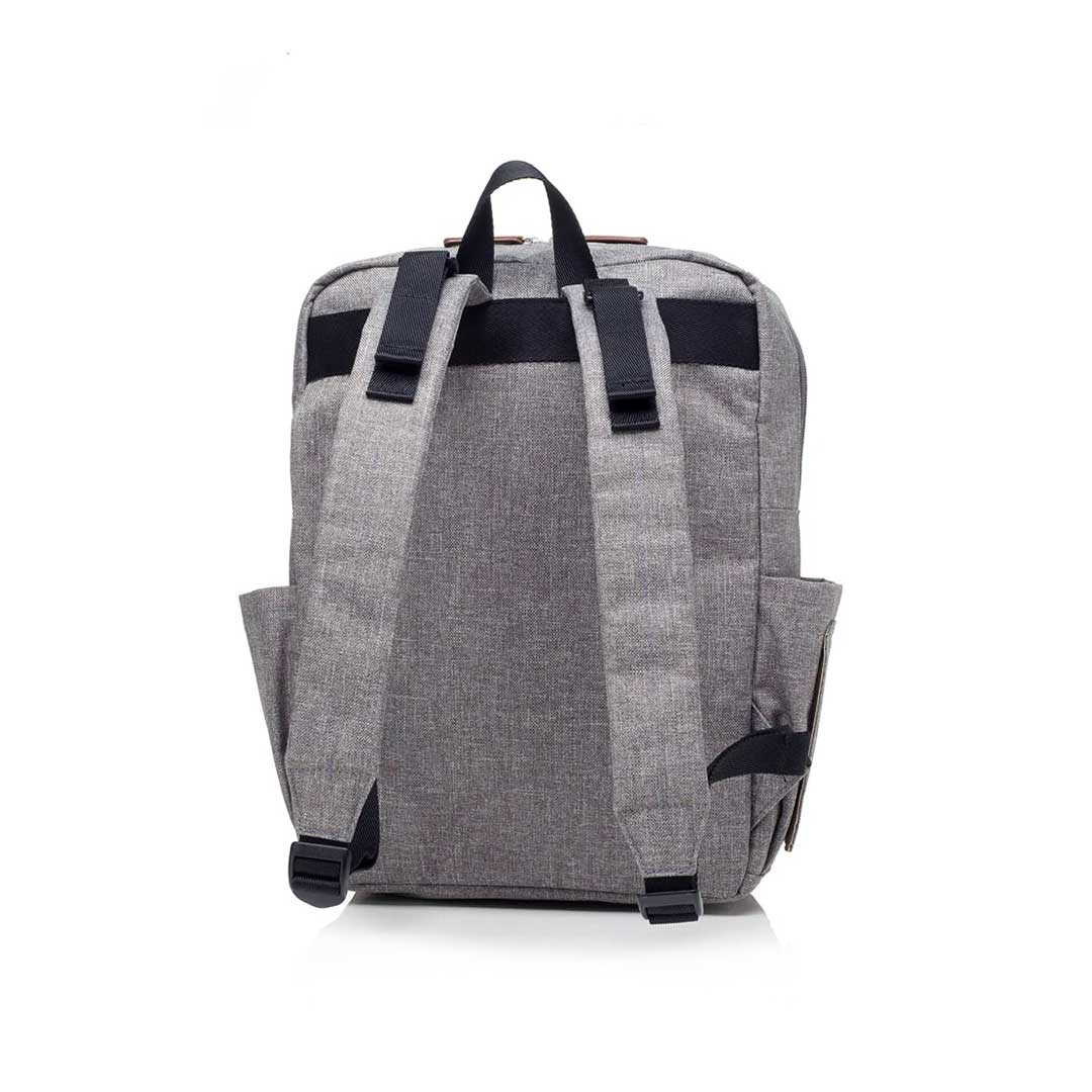 Babymel George ECO Changing Backpack - Grey/Black-Changing Bags- | Natural Baby Shower