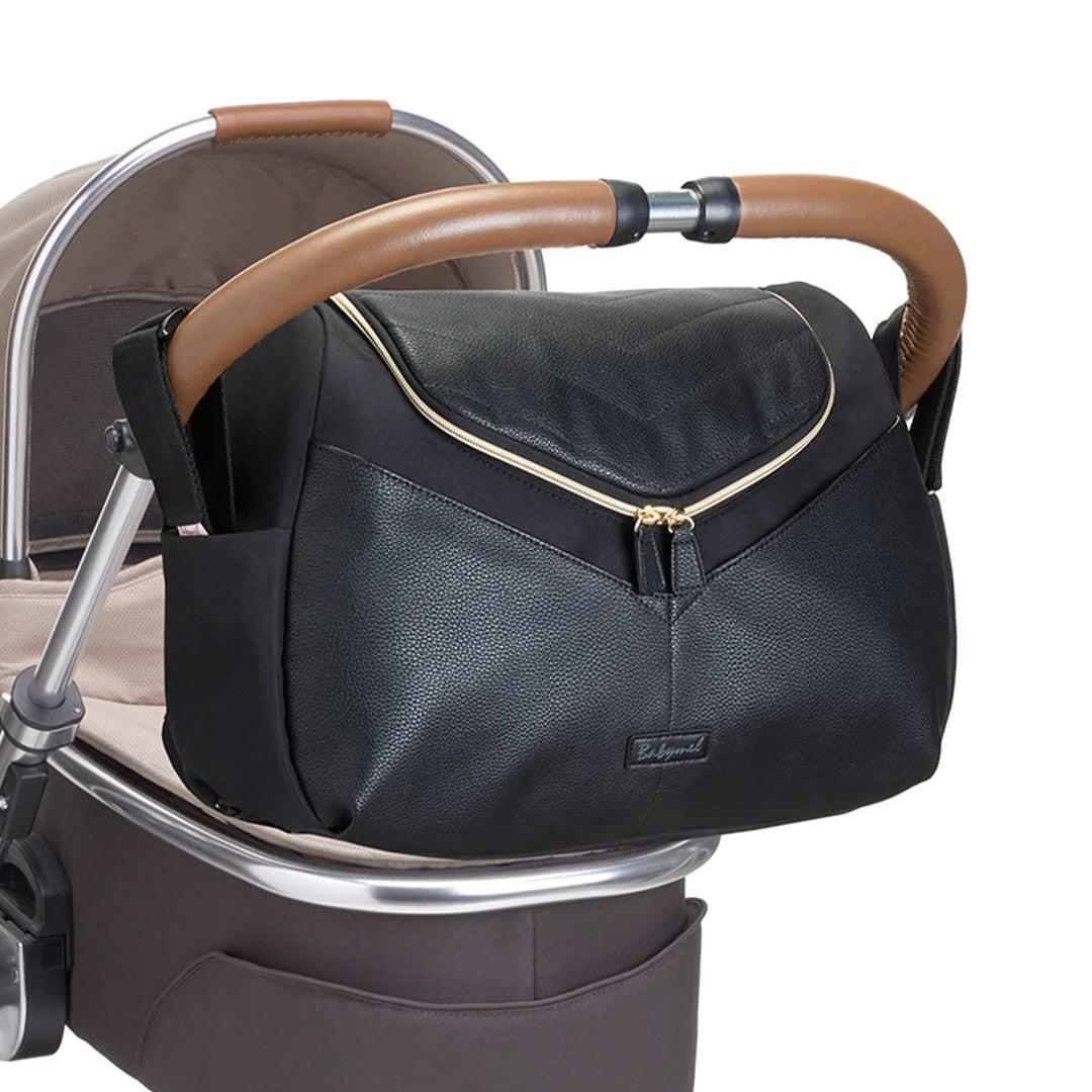 Babymel Pippa Vegan Leather Convertible Backpack - Black-Changing Bags- | Natural Baby Shower