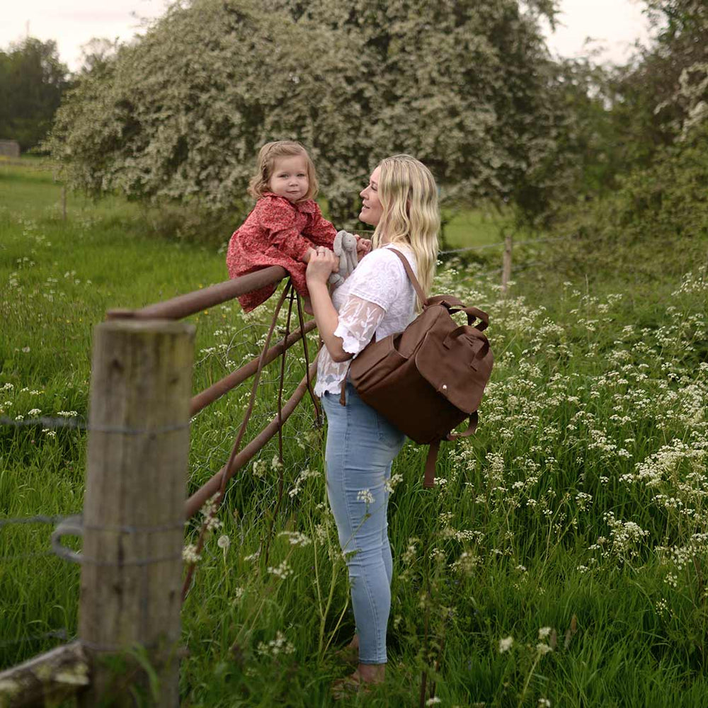 Babymel Robyn Changing Backpack - Tan-Changing Bags- | Natural Baby Shower