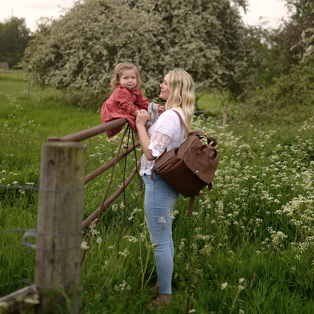 Babymel Robyn Changing Backpack - Tan-Changing Bags- | Natural Baby Shower