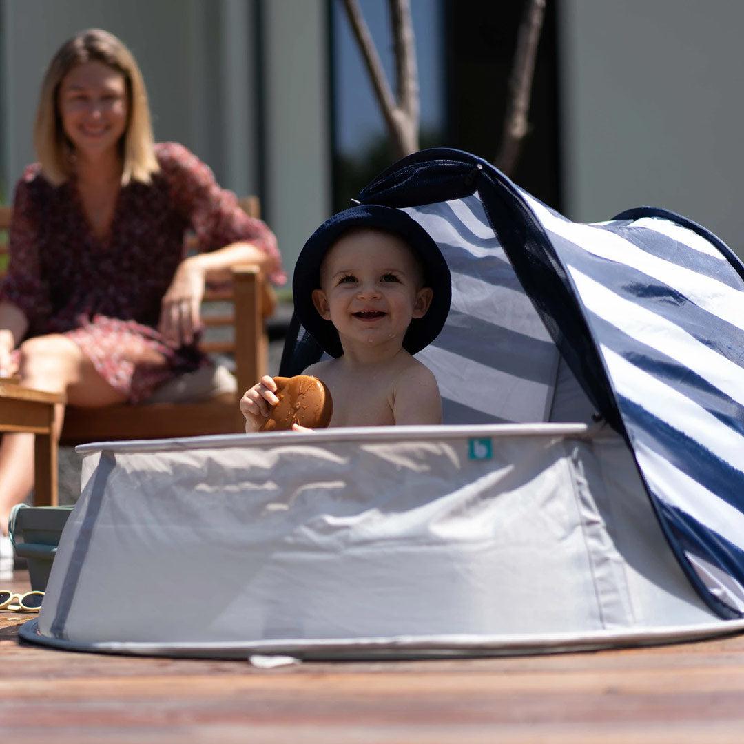 babymoov Aquani 3-in-1 Playpen - Mariniere-UV Sun Tents- | Natural Baby Shower