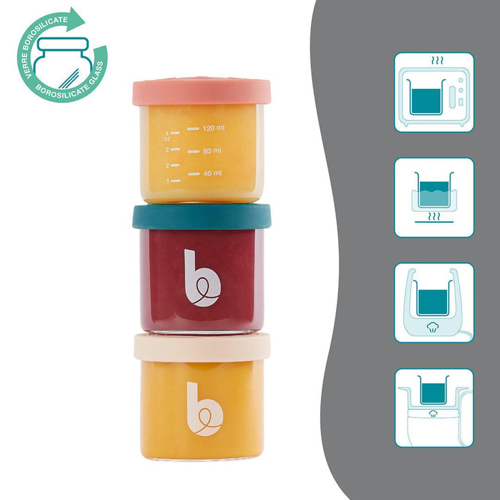 babymoov Isy Bowls Glass Babybols 6x 250ml + 3x 120ml - 9 Pack-Food Storage- | Natural Baby Shower