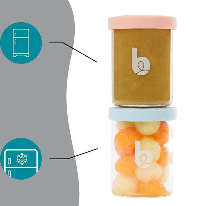 babymoov Isy Bowls Glass Babybols 250ml - 6 Pack-Food Storage-250ml- | Natural Baby Shower