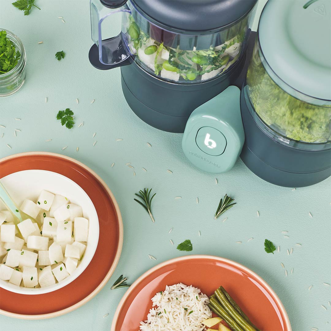 babymoov Nutribaby One Food Processor Grey Natural Baby Shower
