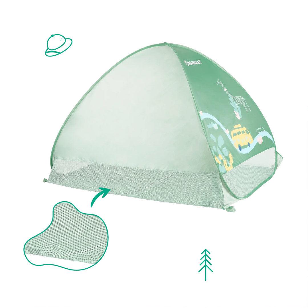Badabulle Anti UV Tent-UV Sun Tents-Sage- | Natural Baby Shower