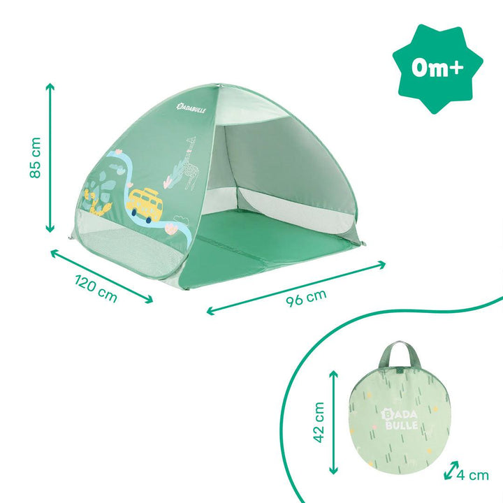Badabulle Anti UV Tent-UV Sun Tents-Sage- | Natural Baby Shower