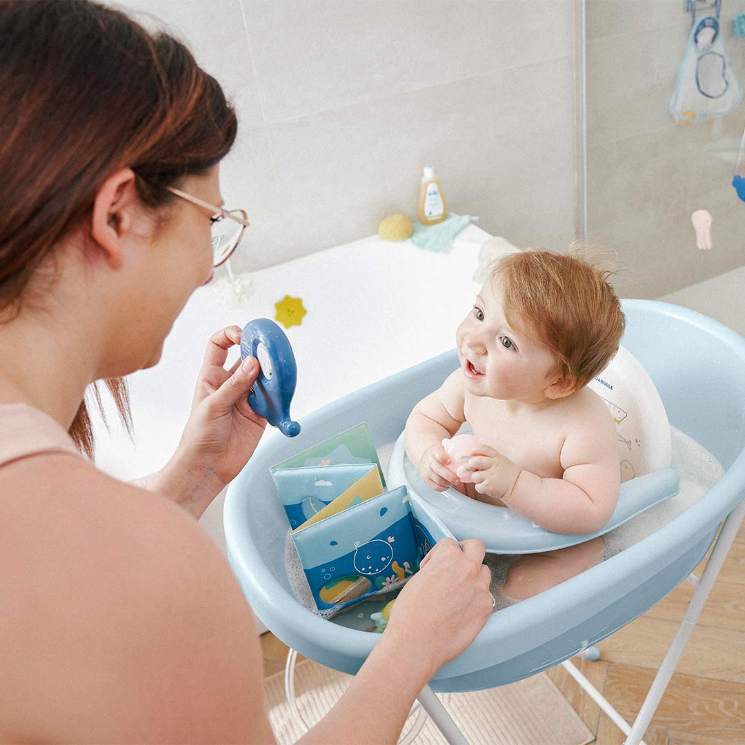 Badabulle Whale Baby & Toddler Bath Tub-Baths- | Natural Baby Shower