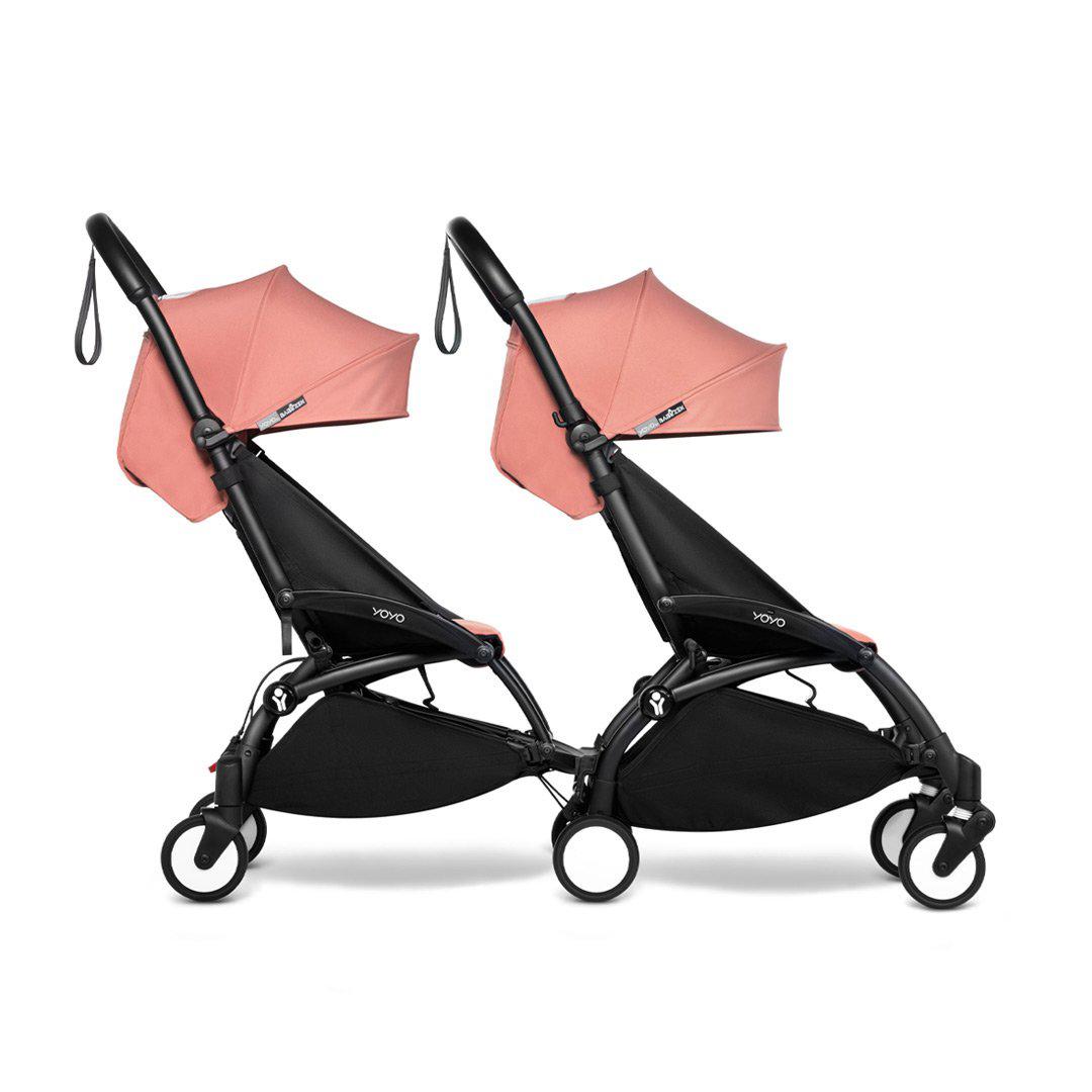 BABYZEN YOYO2 Complete Pushchair from 6 months+ for Twins - Ginger-Stroller Bundles-Ginger-Black | Natural Baby Shower