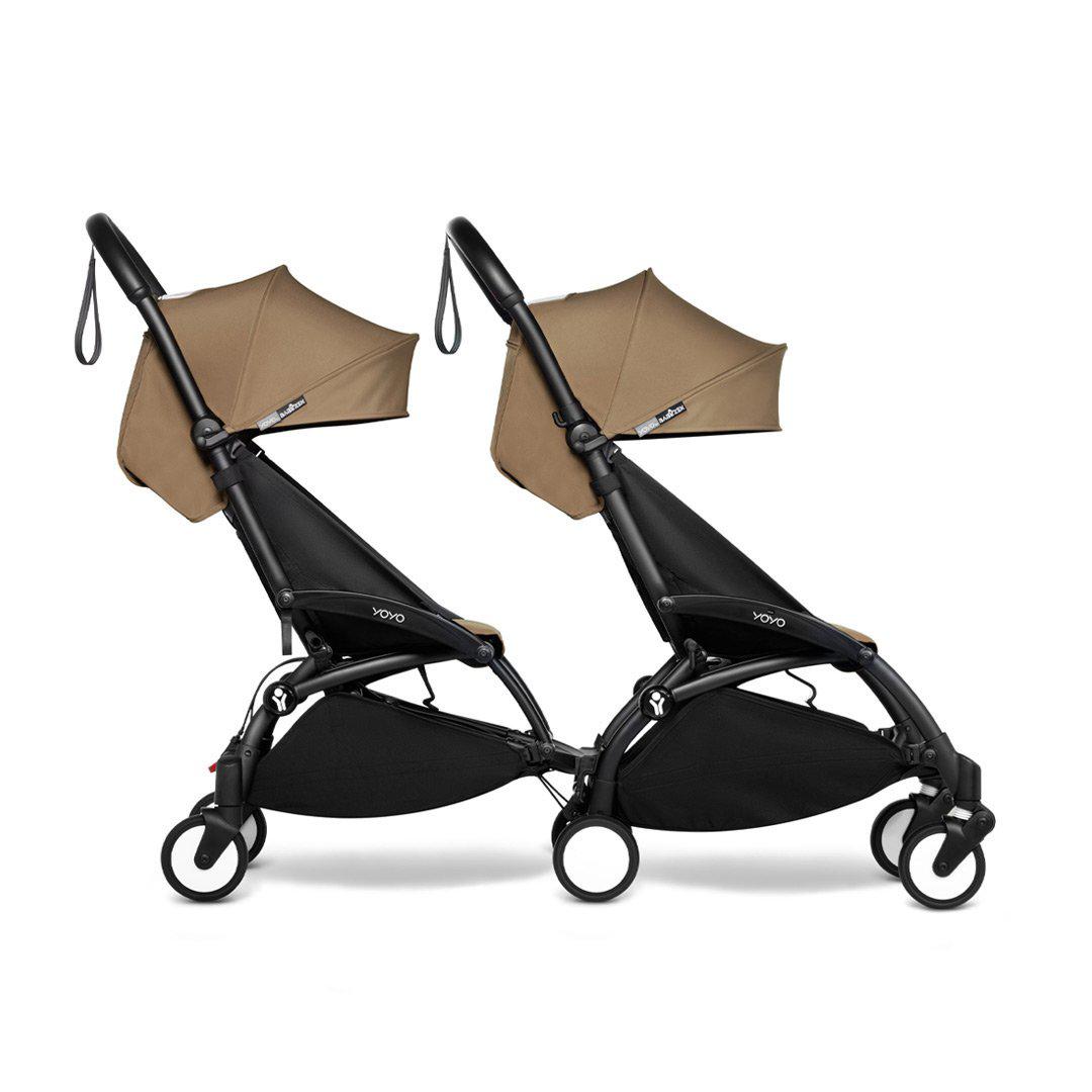 BABYZEN YOYO Complete Bundle for Siblings - Toffee-Stroller Bundles-Toffee-Black | Natural Baby Shower