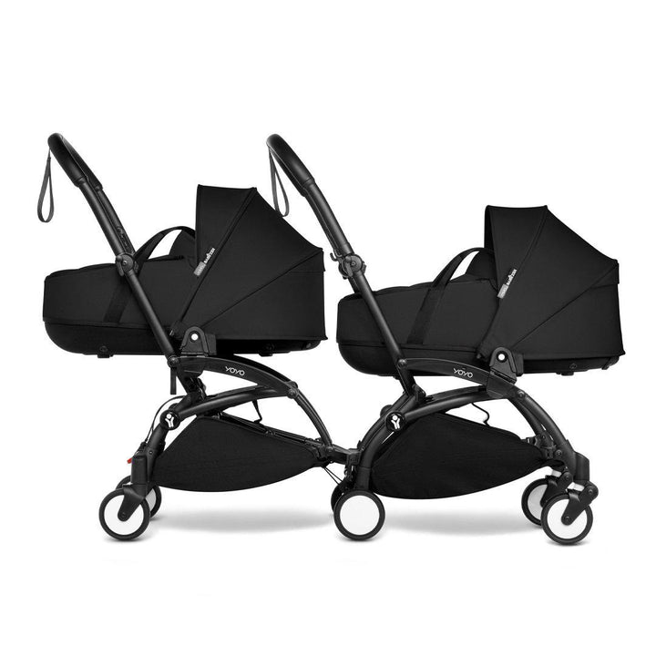 BABYZEN YOYO2 Complete Pushchair from Birth for Twins - Black-Stroller Bundles-Black-Black | Natural Baby Shower