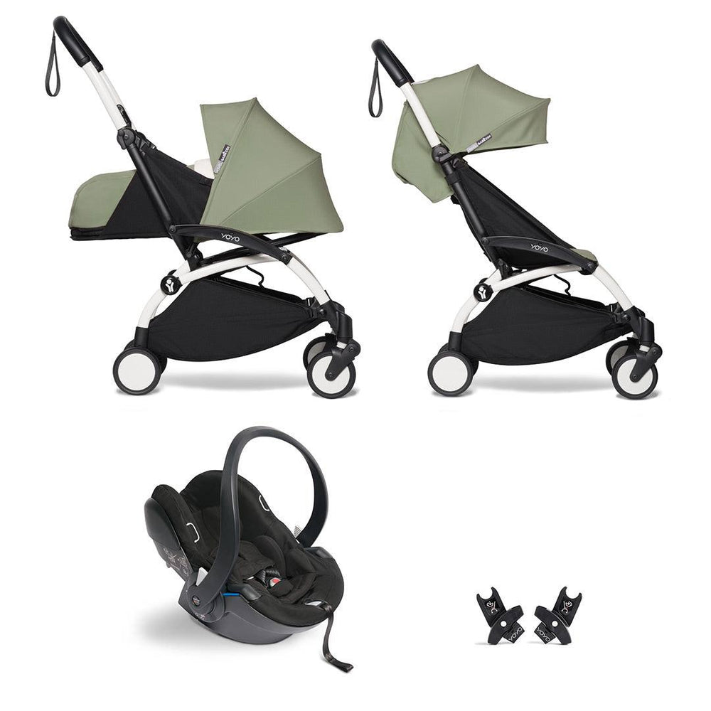 BABYZEN YOYO2 Travel System - Olive-Travel Systems-Olive-White | Natural Baby Shower