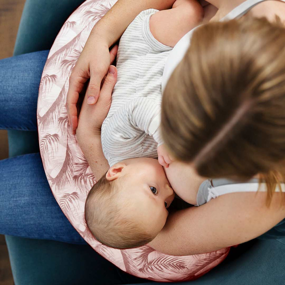 bbhugme Nursing Pillow - Feather Pink-Nursing Pillows- | Natural Baby Shower