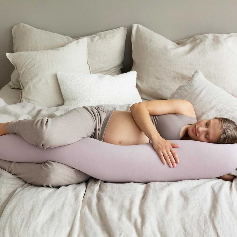 bbhugme Pregnancy Pillow - Dusty Pink-Pregnancy Pillows-Dusty Pink- | Natural Baby Shower