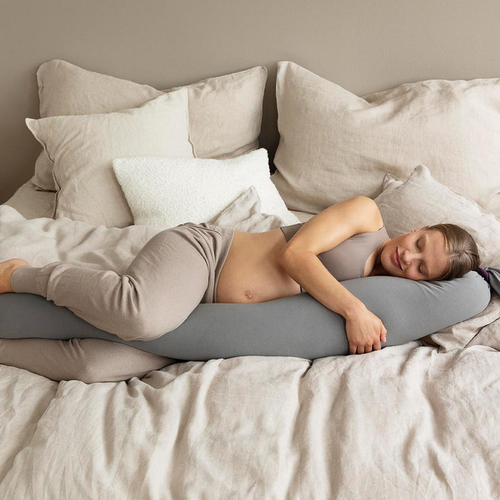 bbhugme Pregnancy Sleeve - Stone-Pregnancy Pillow Covers-Stone- | Natural Baby Shower