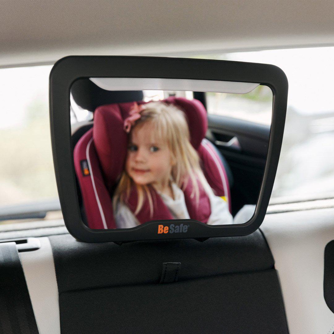 BeSafe Baby Mirror XL2 with Lights-Car Seat Kits- | Natural Baby Shower