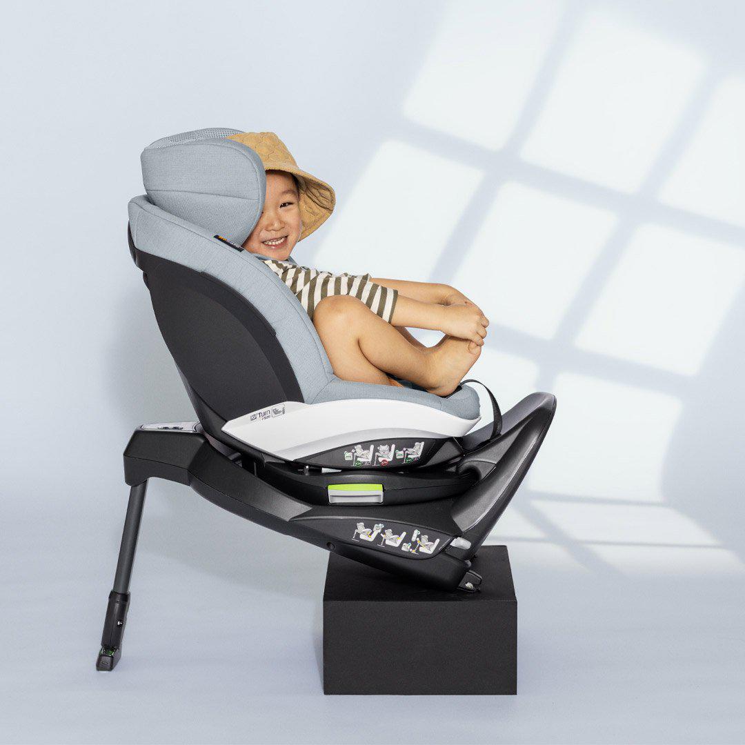 BeSafe iZi Turn i-Size Car Seat - Peak Mesh-Car Seats-Peak Mesh- | Natural Baby Shower