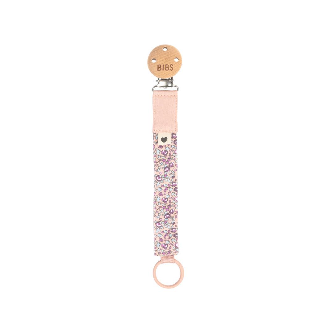 BIBS X LIBERTY Pacifier Clip - Blush - Eloise-Pacifier Clips-Blush- | Natural Baby Shower