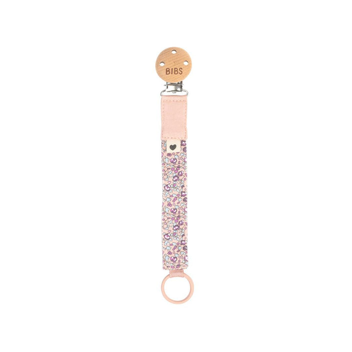 BIBS X LIBERTY Pacifier Clip - Blush - Eloise-Pacifier Clips-Blush- | Natural Baby Shower