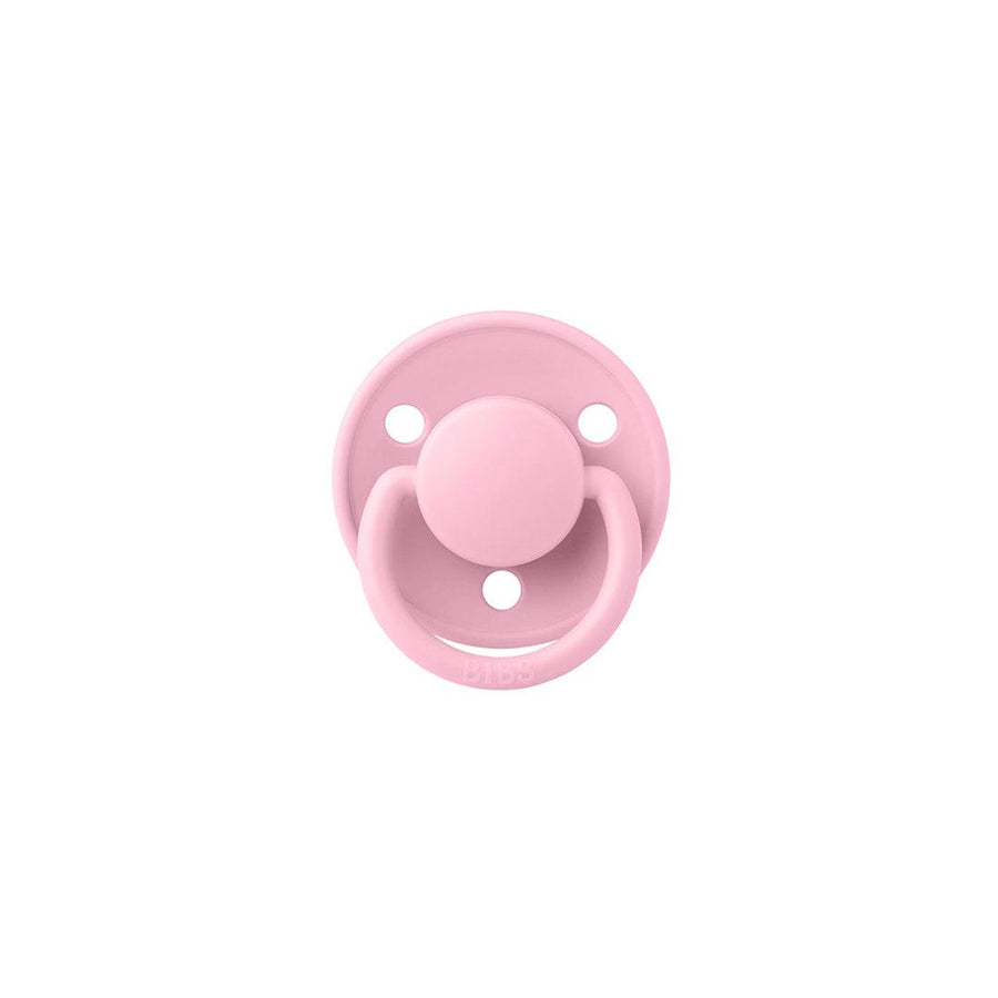 BIBS De Lux Pacifier - Baby Pink-Pacifiers-Silicone - One Size- | Natural Baby Shower