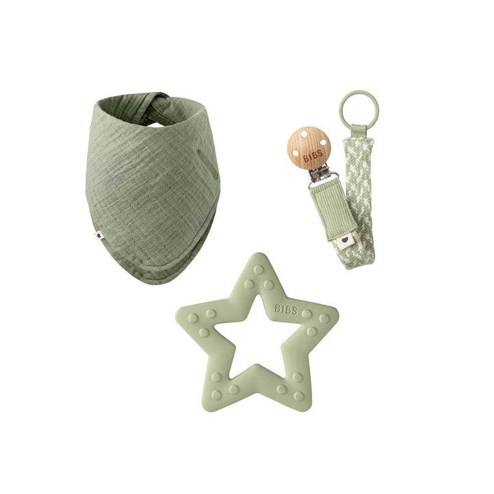 BIBS My First 6 Months Gift Set - Sage-Teethers-Sage- | Natural Baby Shower