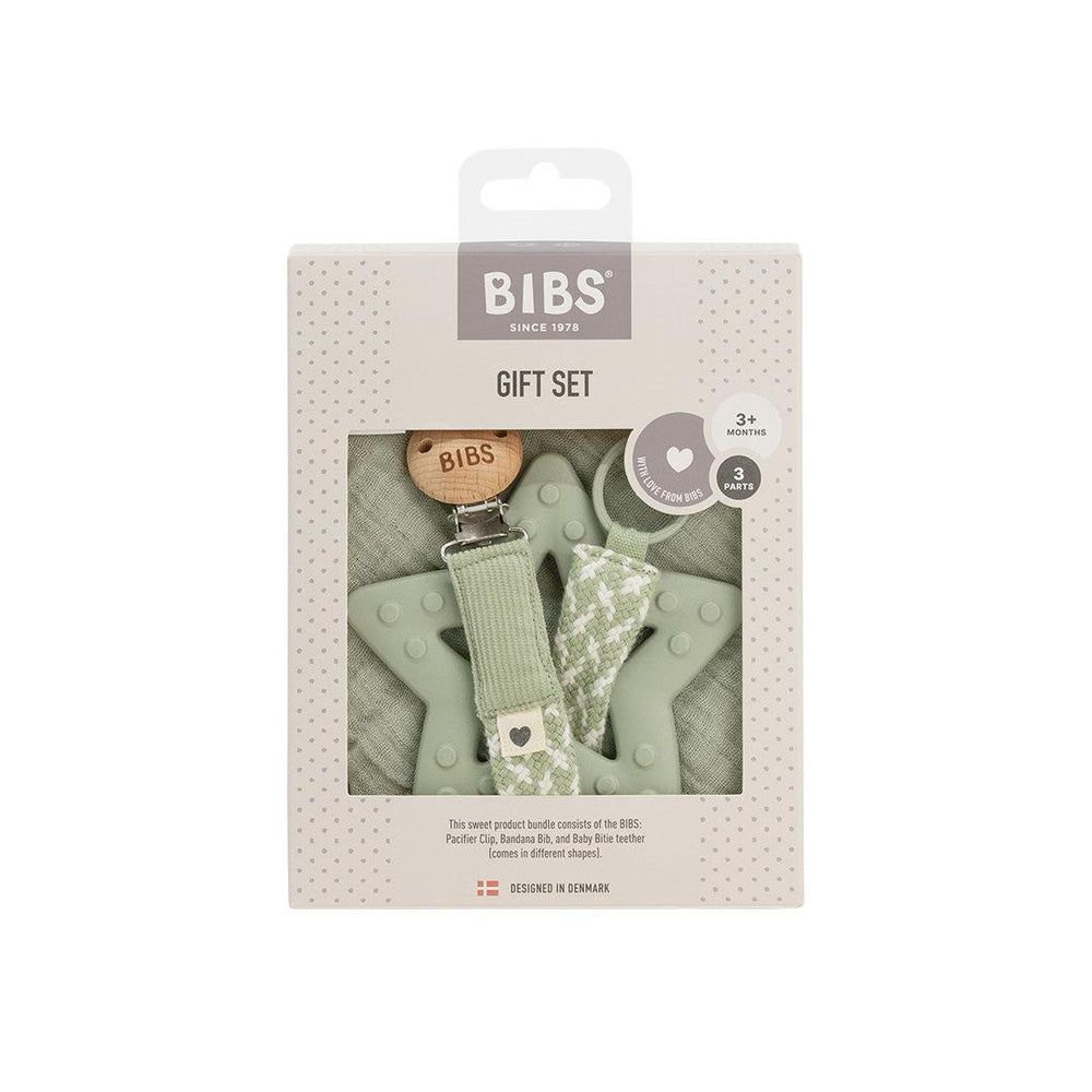 BIBS My First 6 Months Gift Set - Sage-Teethers-Sage- | Natural Baby Shower