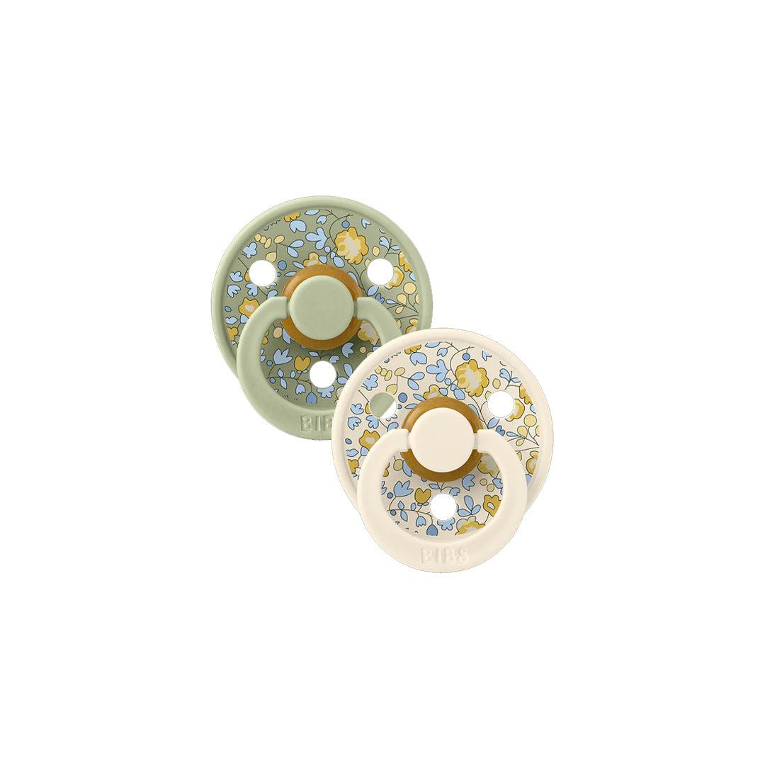 BIBS X LIBERTY Colour Latex Pacifier - 2 Pack - Sage Mix - Eloise-Pacifiers-Sage Mix-1 | Natural Baby Shower