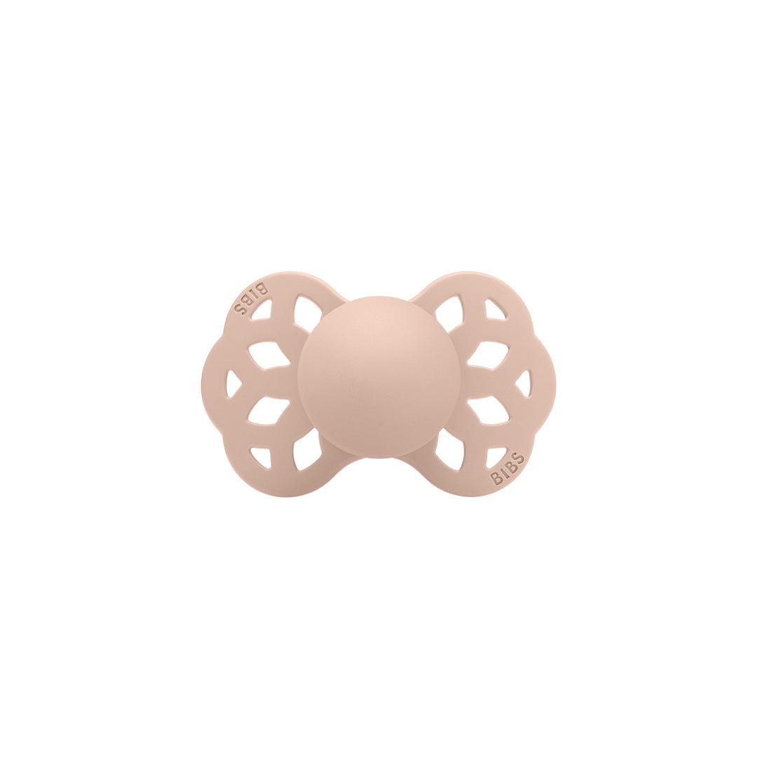 BIBS Infinity Symmetric Pacifier - Blush - Silicone-Pacifiers-Blush-Size 1 | Natural Baby Shower
