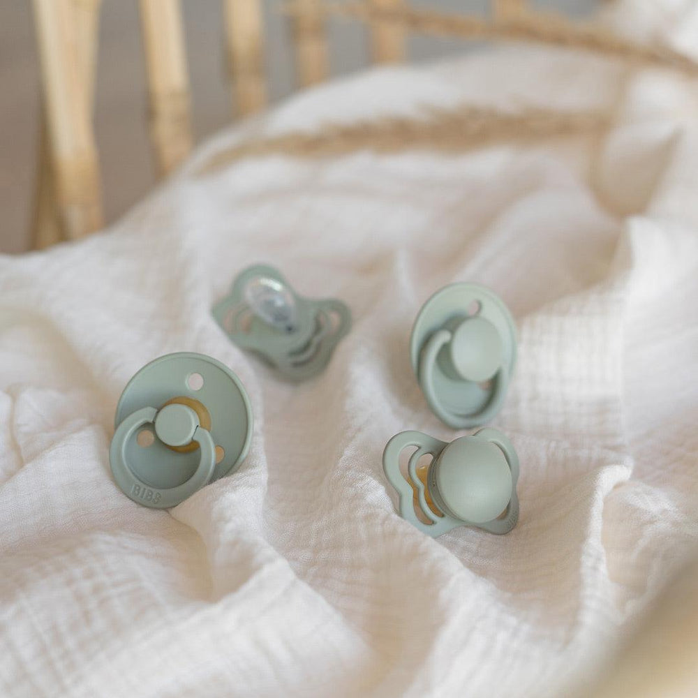 BIBS Try-It Mixed Pacifier Collection - Sage - 4 Pack-Pacifiers-Size 1- | Natural Baby Shower
