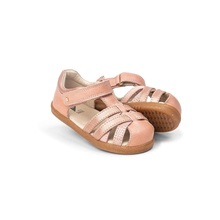 Bobux I-Walk Cross Jump Sandals - Dusk Pearl + Rose Gold-Sandals-Dusk Pearl + Rose Gold-23 EU (6 UK) | Natural Baby Shower