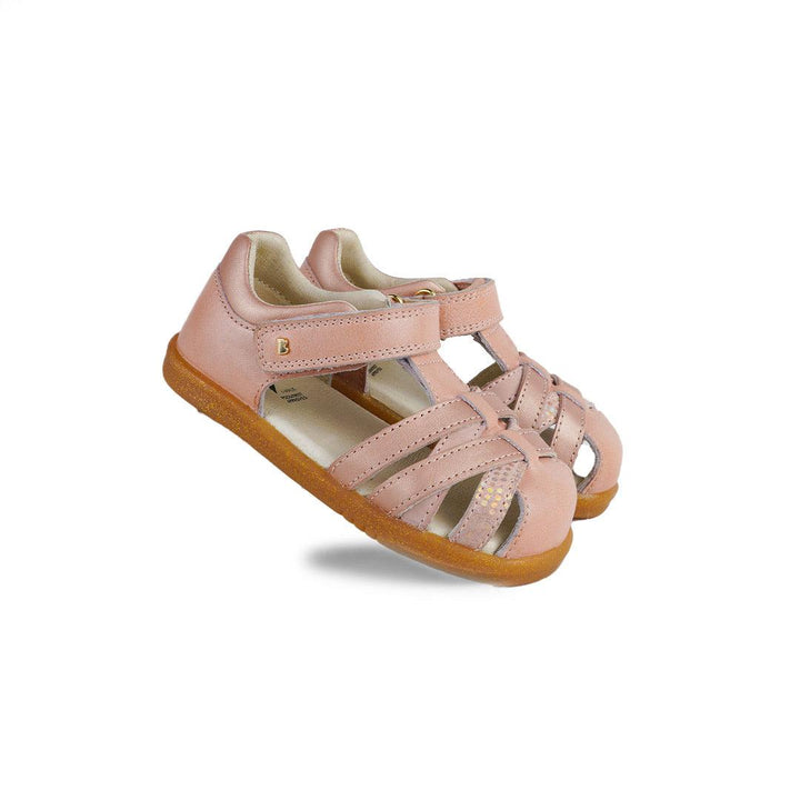 Bobux I-Walk Cross Jump Sandals - Dusk Pearl + Rose Gold-Sandals-Dusk Pearl + Rose Gold-23 EU (6 UK) | Natural Baby Shower