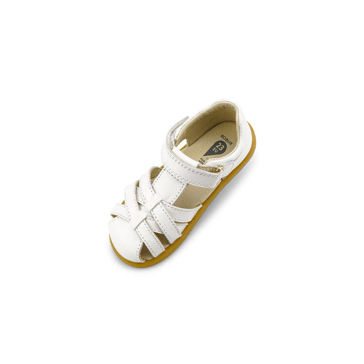 Bobux I-Walk Cross Jump Sandals - White-Sandals-White-23 EU (6 UK) | Natural Baby Shower